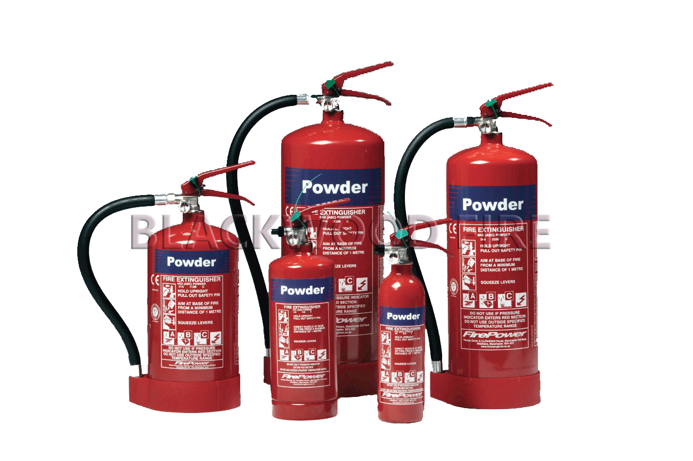 Fire Extinguisher Ranges